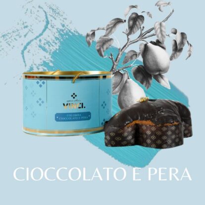 Chocolate and Pear Colomba